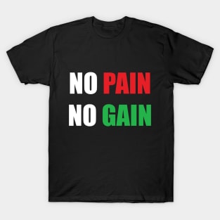 No pain no gain T-Shirt